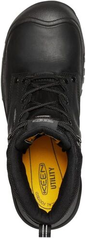 KEEN Utility Men's Independence 6" Composite Toe Waterproof Work Boots, Dark Earth/Black, 12 in Saudi Arabia