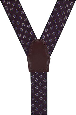 Trafalgar Men's Luxe Diamond Elastic Button End Braces in Saudi Arabia
