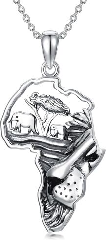 PELOVNY Santa Muerte Necklace 925 Sterling Silver Santa Muerte Pendant Jewerly Death Moth Necklace for Men Boys in Saudi Arabia