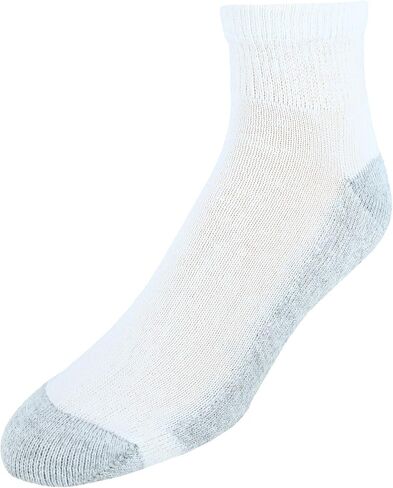 Hanes Men's Big & Tall Cushion Ankle Socks 6-Pack - Shoe Sizes: 13-15 - White in Kuwait