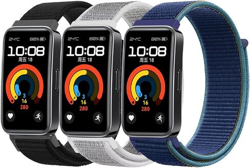 Nylon Bands Compatible with Huawei Band 8/9/10,Sport Replacement Strap for Women Men in Kuwait