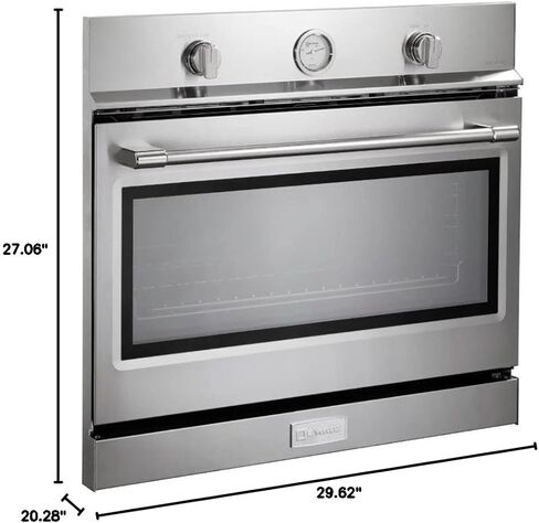 Verona Designer Series VEBIG30NSS 30 Inch Built-In Single Gas Wall Oven 3.5 cu ft Capacity Convection Infrared Broiler Electronic Ignition Stainless Steel in Kuwait
