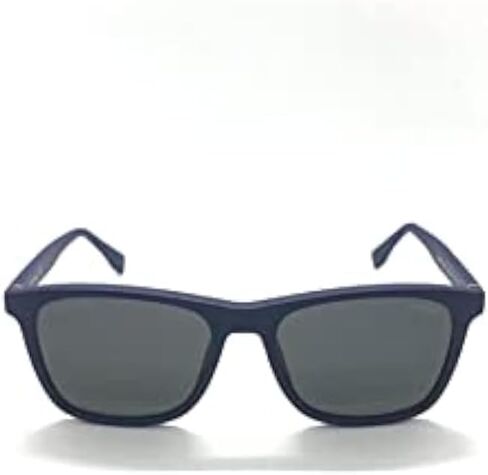 Lacoste Men's L860S Rectangular Sunglasses, Matte Blue/Blue, 56 mm in Saudi Arabia