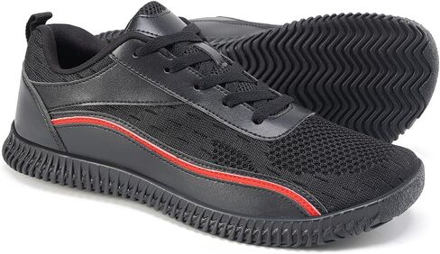 Men's Wide Width Sneakers, Extra Wide Toe Box, Minimalist Barefoot Trail-Running Gym Cross Trainer Shoes, White, Wide in Saudi Arabia