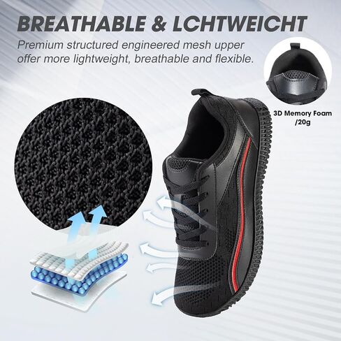 Men's Wide Width Sneakers, Extra Wide Toe Box, Minimalist Barefoot Trail-Running Gym Cross Trainer Shoes, White, Wide in Saudi Arabia