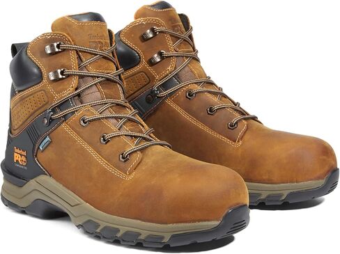 Timberland PRO Men's Hypercharge 6 Inch Composite Safety Toe Waterproof Industrial Work Boot, black full grain leather, 7 Wide in Saudi Arabia