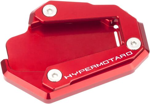For Ducati Hypermotard 939 SP 2016-2022 Hypermotard 950 SP 2018-2022 Motorcycle CNC Kickstand Foot Side Stand Enlarge Plate Pad Hypermotard939 Hypermotard950 Accessories (red-black) in Saudi Arabia
