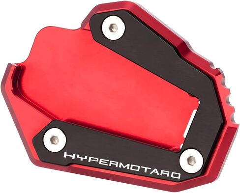 For Ducati Hypermotard 939 SP 2016-2022 Hypermotard 950 SP 2018-2022 Motorcycle CNC Kickstand Foot Side Stand Enlarge Plate Pad Hypermotard939 Hypermotard950 Accessories (red-black) in Saudi Arabia