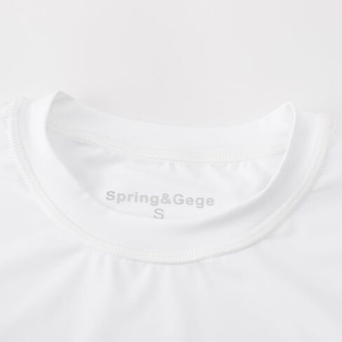 Spring&Gege Boys UPF 50+ Quick Dry Short Sleeve Neon T Shirts Kids Athletic Workout Tees for Boys and Girls in Saudi Arabia
