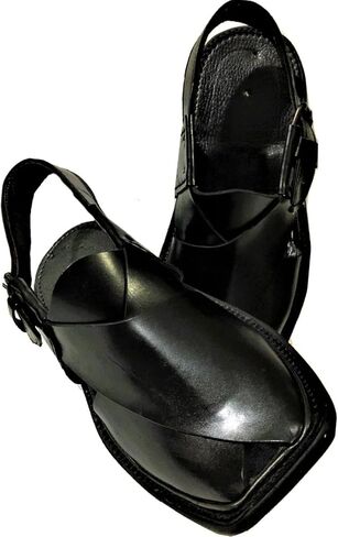 Mens Elegant Design Peshawari Handmade Leather Sandal/Chappal/Flip Flop in Kuwait