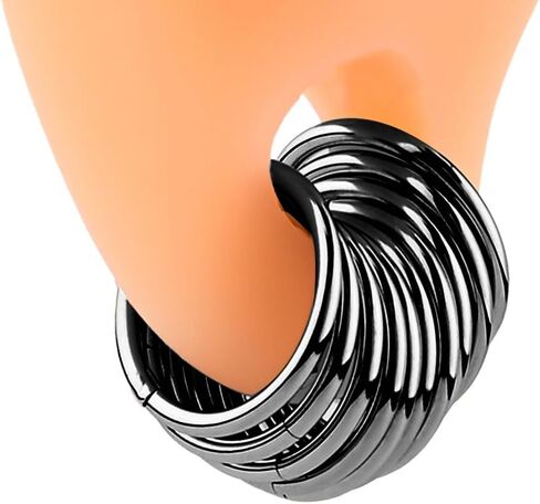 10 PCS Ear Gauges Tunnels Hypoallergenic 316L Stainless Steel 2g 0g Plugs for Ears Body Piercing Jewelry in Kuwait