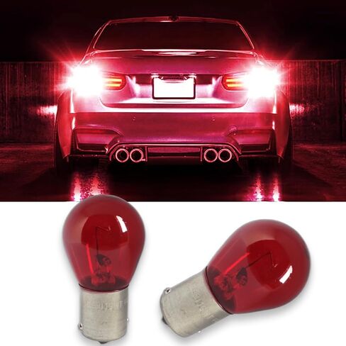 10 PCS Car 1156 Turn Signal Light, P21W 1141 S25 High Brightness Stable Filament Bulb, 12V 21W BA15S Single Contact Bulb Replacement, Miniature Backup Lights for Cars Motorcycle (Amber) in Saudi Arabia