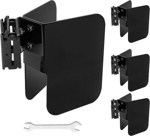2pack e-track wheel chock للدراجات النارية ، e track dirt bike hecks ، أجهزة إكسسوارات المسار الإلكتروني ، تدعم الإطارات التي تصل إلى 6 بوصات أسود in Kuwait