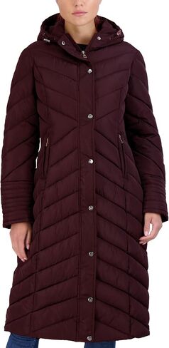 Madden Girl Women's Maxi Puffer Jacket - Long Quilted Puffer Coat (Sizes: S-3X) in Saudi Arabia