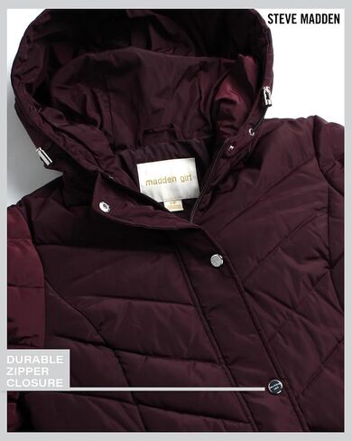 Madden Girl Women's Maxi Puffer Jacket - Long Quilted Puffer Coat (Sizes: S-3X) in Saudi Arabia
