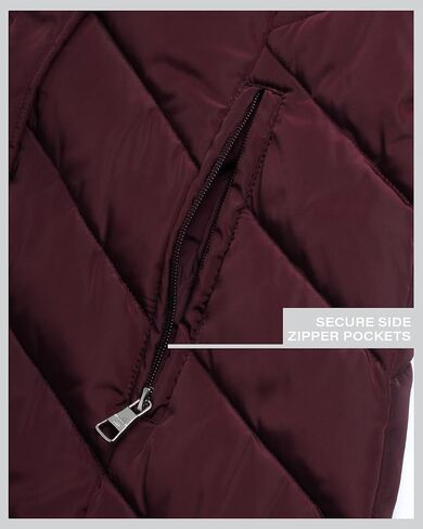 Madden Girl Women's Maxi Puffer Jacket - Long Quilted Puffer Coat (Sizes: S-3X) in Saudi Arabia