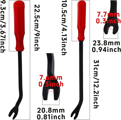 2PCS Plastic Fastener Remover Clip Removal Tool, Car Trim Removal Tool, Fastener Remover Pliers for Automotive Door Panels, Window Trim, Upholstery, Dashboard, Emblems in Kuwait