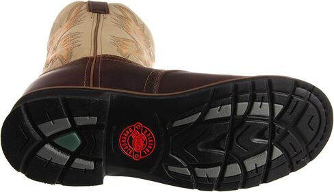Justin Men's Superintendent Western Work Boot Soft Toe Rust Copper 11 D(M) US in Saudi Arabia