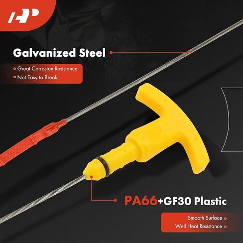 A-Premium Engine Oil Dipstick Dip Stick Compatible with Select Hyundai & Kia Models - Elantra 2010-2018, Elantra Coupe GT, Soul, Forte, Forte Koup, Forte5, Tucson, Veloster, Kona, Rondo, 1.8L 2.0L in Saudi Arabia