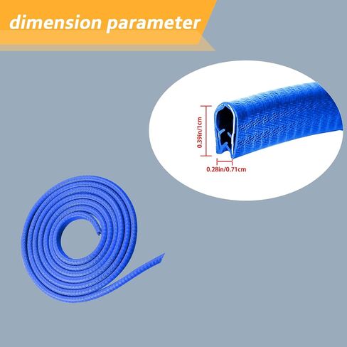 Car Door Edge Guards, 16Ft Rubber Seal Car Door Edge Trim, U Shape Door Edge Protector Guard, Aluminum Weather Proofing Automotive Door Edge Molding Protection for Most Car (Red) in Saudi Arabia