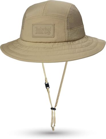 Timberland Mesh Panel Kids Boys Bucket Hat, One Size, Adjustable Chin Cord, Wide Brim Sun Hat for Outdoor Adventures in Saudi Arabia