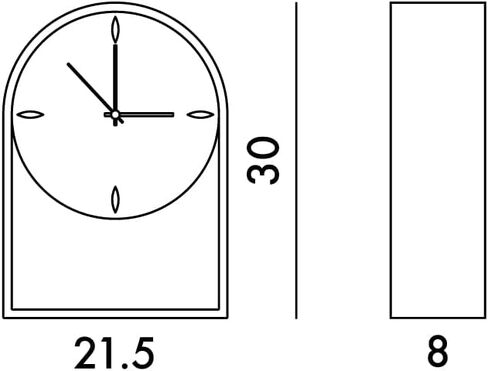 Kartell Watch 21.5 x 8 x 30 cm Black in Saudi Arabia