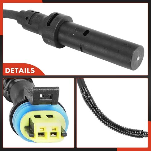 مستشعر سرعة عجلة ABS A-Premium متوافق مع شيفروليه ، نماذج GMC-C4500 Kodiak C4500 Topkick 2003-2004 ، C5500 Kodiak C5500 Topkick 2003-2009-سائق خلفي وجانب الركاب ، مجموعة 2-PC ، مجموعة 2-PC ، in Kuwait