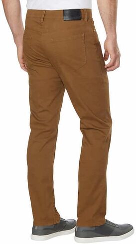 English Laundry Mens Twill 5 Pocket Pant (Honey Brown, 40W x 30L) in Saudi Arabia