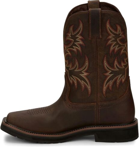Justin Men's Driller Western Work Boot Steel Toe Tan 8.5 D(M) US in Kuwait