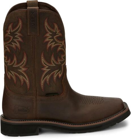 Justin Men's Driller Western Work Boot Steel Toe Tan 8.5 D(M) US in Kuwait