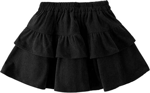 SEAUR Girl's Corduroy Short Skirt Mini High Waist A Line Pleated Skirt Casual Uniforms School Skirt in Saudi Arabia