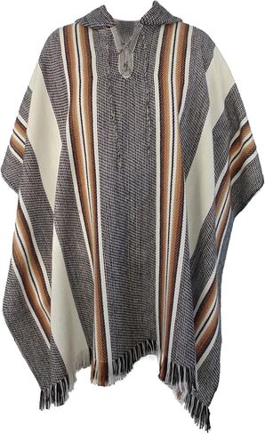 Gamboa Alpaca Poncho Men Hippie Clothes for Men Wool Poncho Men Pancho Men Mens Poncho Cloak with Hood Men Ponchos Adult Mexican Poncho Sweater Panchos in Saudi Arabia