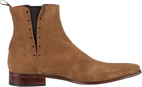 Jeffery West Men's Suede Chelsea Boots, Brown in Saudi Arabia
