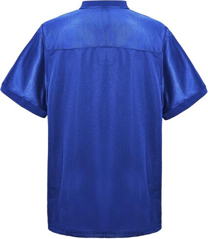 Mens Blank Football Jersey Custom Plain Hip Hop Hipster Tshirts Soccer Sports Active Tee in Saudi Arabia