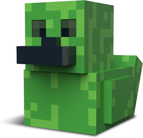 TUBBZ Mini Creeper Collectible Vinyl Rubber Duck Figure - Official Minecraft Merchandise - Video Games and Movies in Saudi Arabia