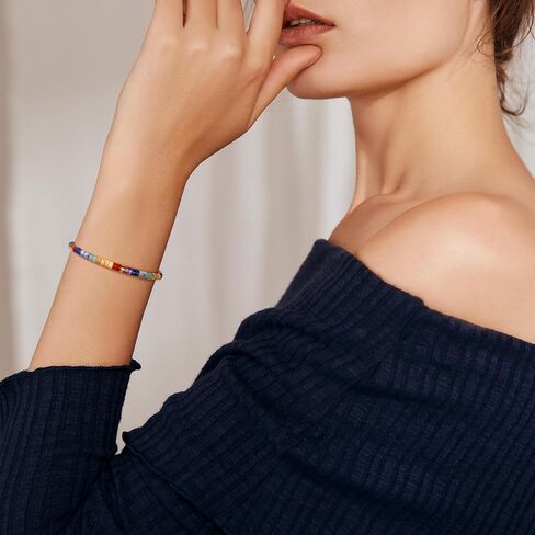 JoycuFF Gifts for Women Inspirational Gifts for Teen Healing Natural Stone Bracelets for Women Friends Sister in Saudi Arabia
