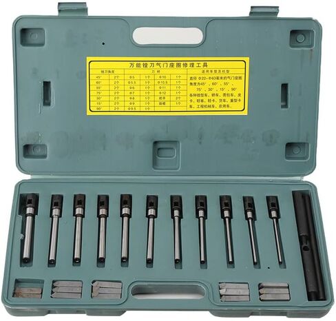 مقعد صمام 28pcs المقعد لـ 22-63 مم ، قاطع مقعد الصمام 15 درجة/30 درجة/45 درجة/55 درجة/60 درجة/75 درجة/90 درجة قاطعات مملّة ، أداة طحن صمام لشاحنة سيارة بيك آب للسيارة in Kuwait
