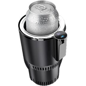 HEITIGN Car Cooler Warmer Cup Auto Car Cooling and Heating Cup Practical Car Refrigerator Cooler (Black)
