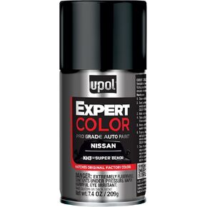 U-POL Expert Color, For Nissan KH3, Automotive Spray Paint, Professional Grade, Long-Lasting, Easy-To-Use, Super Black