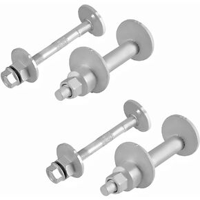 4Pcs Lower Control Arm Cam Bolts Kit 48409-60020 48190-60020 Compatible with Toyota 4Runner 2003-2009 FJ Cruiser 2007-2010 Tacoma 2005-2016