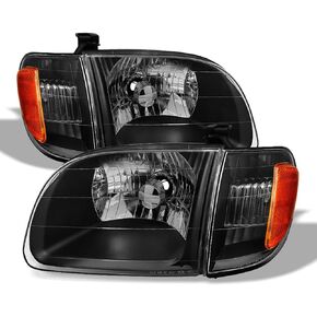 ACANII - For 2000-2004 Toyota Tundra Regula/Access Cab Headlights+Parking Lights corner Lamps Driver + Passenger Side