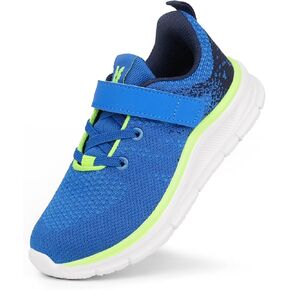 Tobfis Boys Girls Kids Arch Support Strap Running Athletic Tennis Shoes Breathable School Walking Sneakers Better for Flat Feet (Toddler/Little/Big Kid)