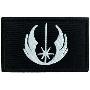 Antrix Tactical Movie Film Galactic Republic Knight Patch Hook and Loop Fastener Military Applique Emblem Patch -3.15"x2"