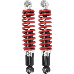 EVGATSAUTO Shock Absorber, 2 Pcs Motorcycle Shock Absorber 250mm Suspension Damper for Dirt Pit Bike ATV Kart