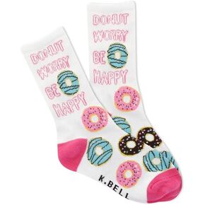 K. Bell Boys' Fun Kids Novelty Crew Socks