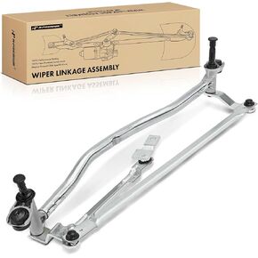 A-Premium Front Windshield Wiper Linkage Compatible with Audi A3/A3 Quattro 2006 2007 2008, Without Motor