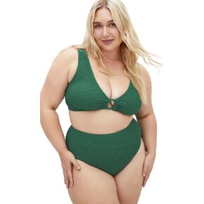City Chic Women's Plus Brief - Avalon Hi Weist Bikini