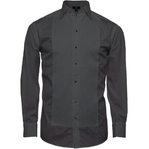 Chef Code Men's Tuxedo Shirt with 1/4" Pleats and Point Collar in Kuwait