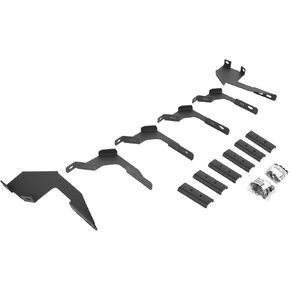 Go Rhino RB10 / RB20 Brackets | Mild Steel, Textured Black | 6903685 | Fits 2019 - 2024 Ford Ranger Crew Cab Pickup