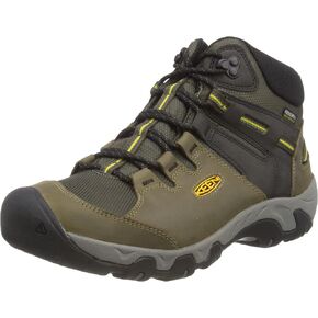 KEEN Men's Steens MID WP Hiking Boot, Black, 9 in Saudi Arabia
